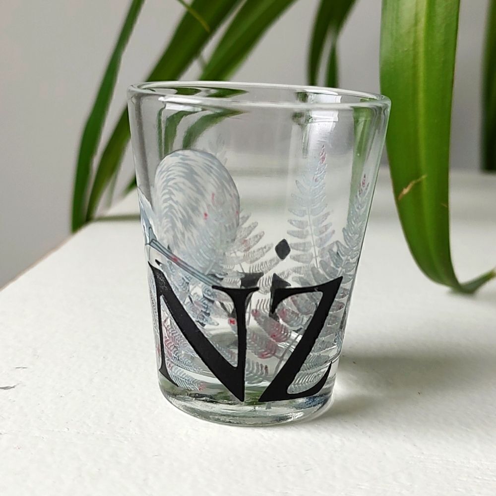 New Zealand Kiwi Souvenir Shot Glass‎
